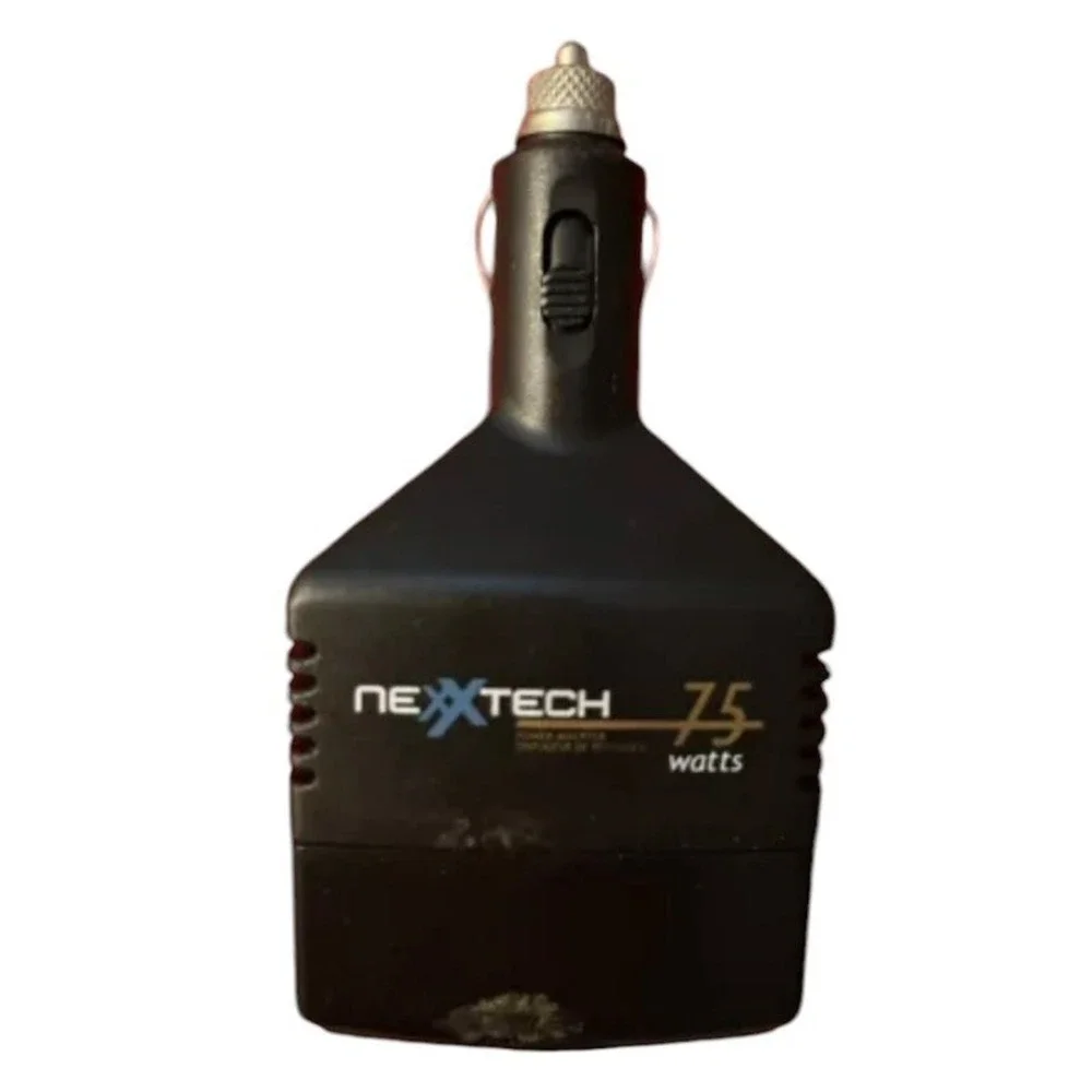 NEXXTECH 75W Mobile Car Power Inverter 12V DC to 120V AC 2218075